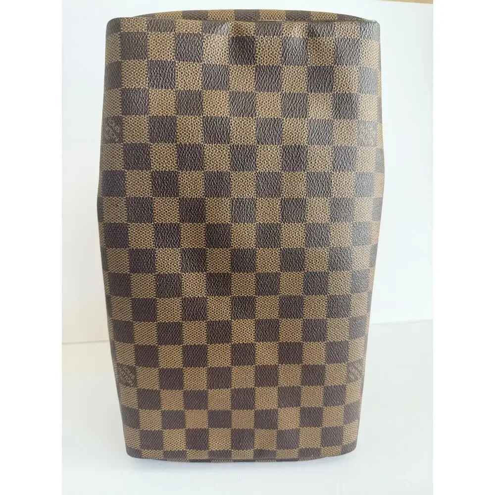 Louis Vuitton Speedy Bandouliere 30 Damier Ebene Brown Satchel Red Lining Lock